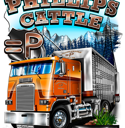 Phillips-Cattle-Trucking-T-Shirt-Design-JOsuli